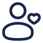 User Heart SVG Icon